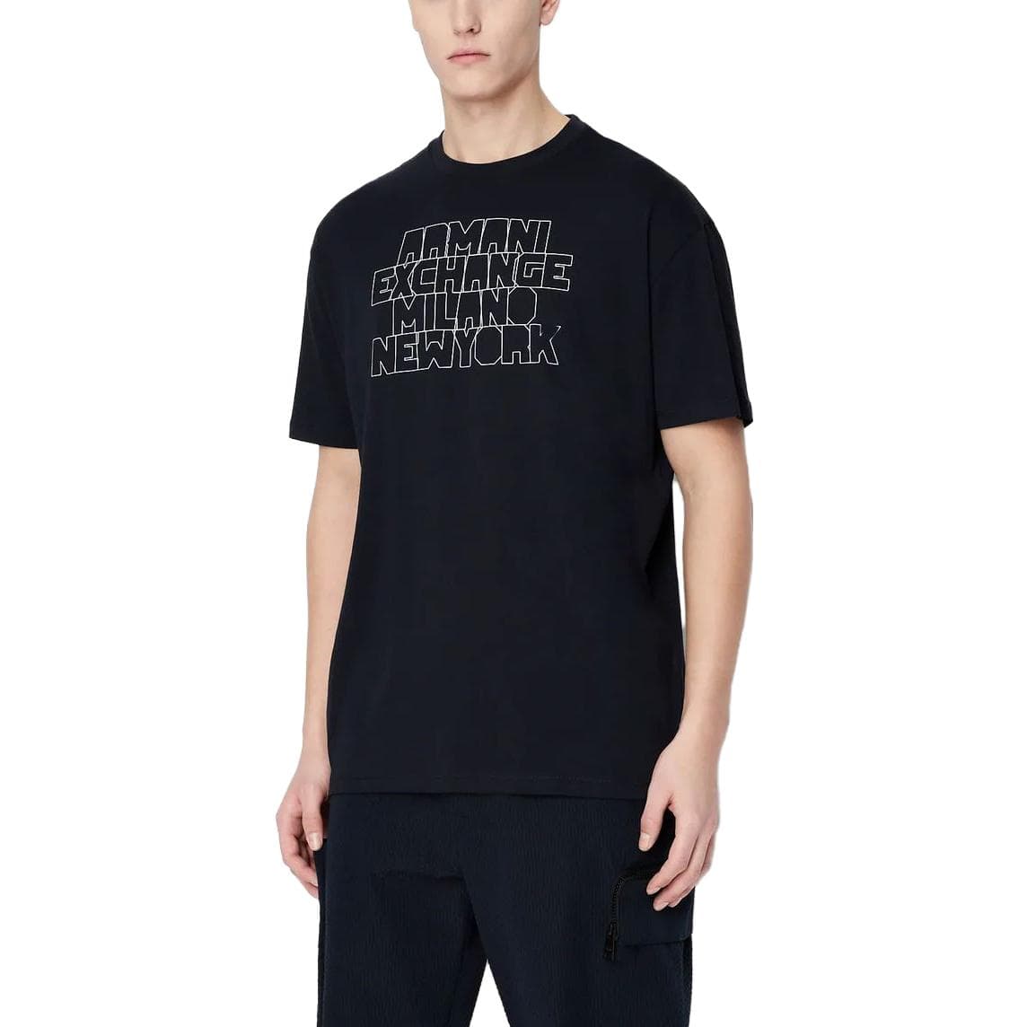 Футболка ARMANI EXCHANGE Graphic logo s s crew neck t-shirt LogoT - изображение 2
