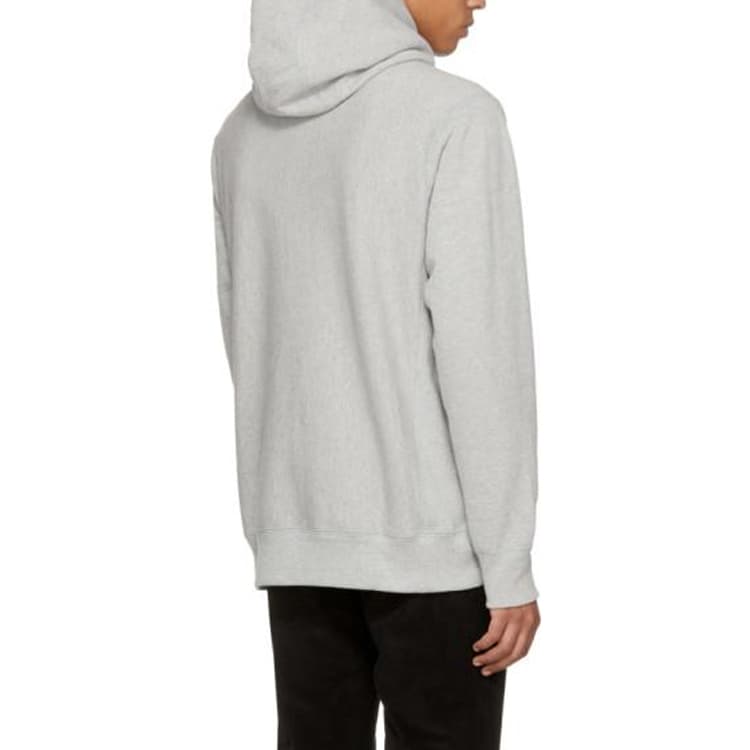 Худи NOAH Core Logo Hoodie Heather Grey - изображение 4