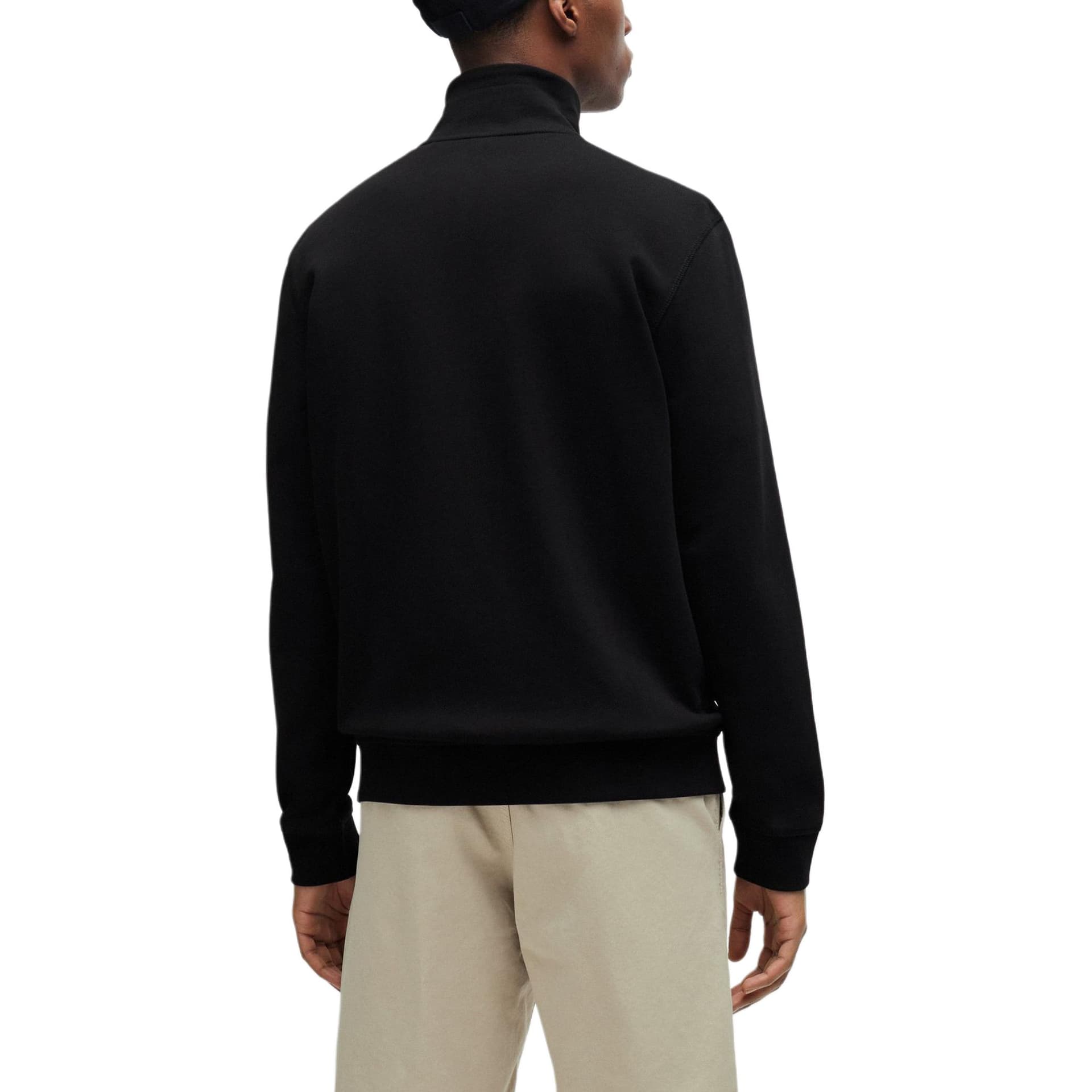 Куртка HUGO BOSS Cotton-Terry Zip-Up Jacket With Logo Patch - изображение 3