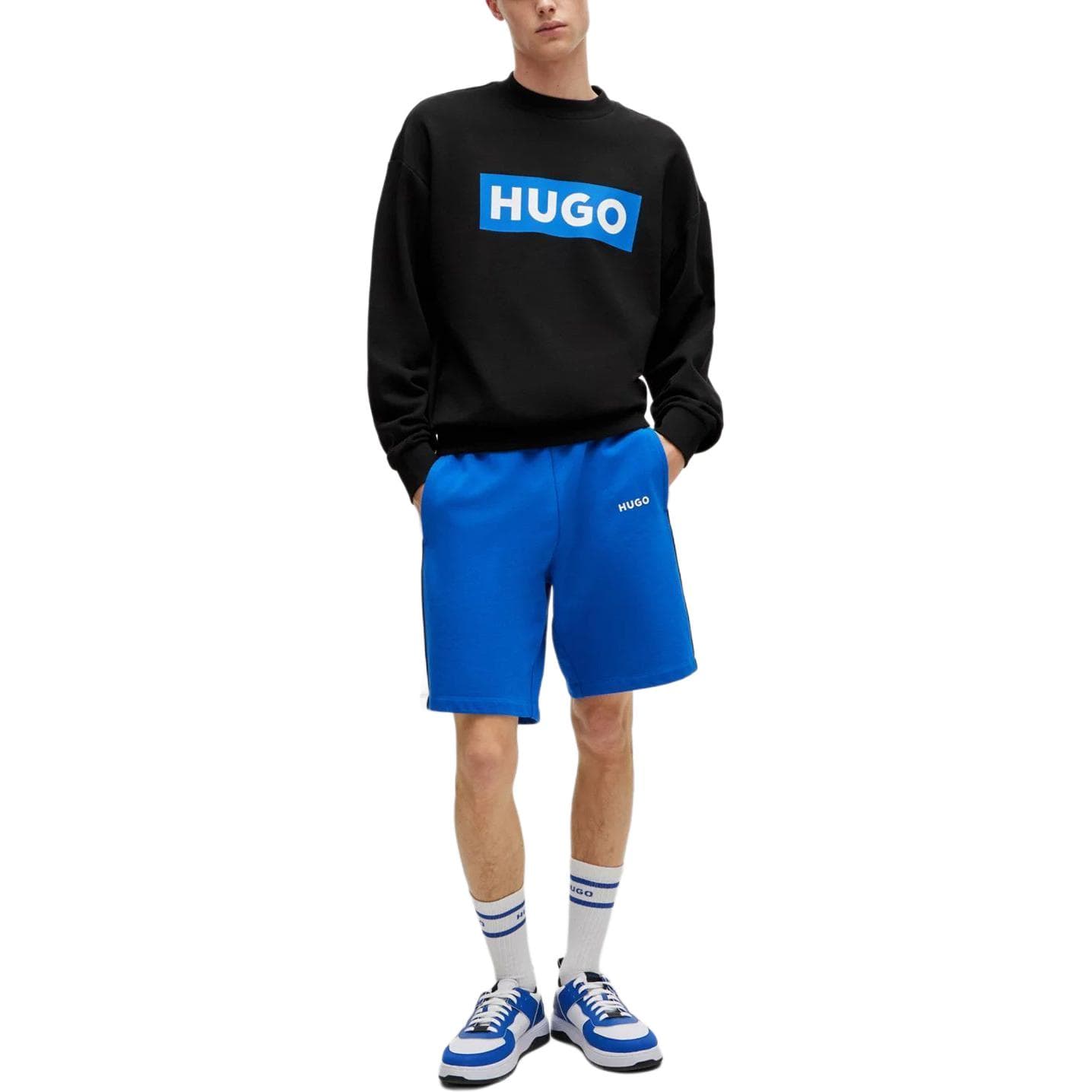 Кофта HUGO BOSS Cotton-Terry Sweatshirt With Logo Print - изображение 3