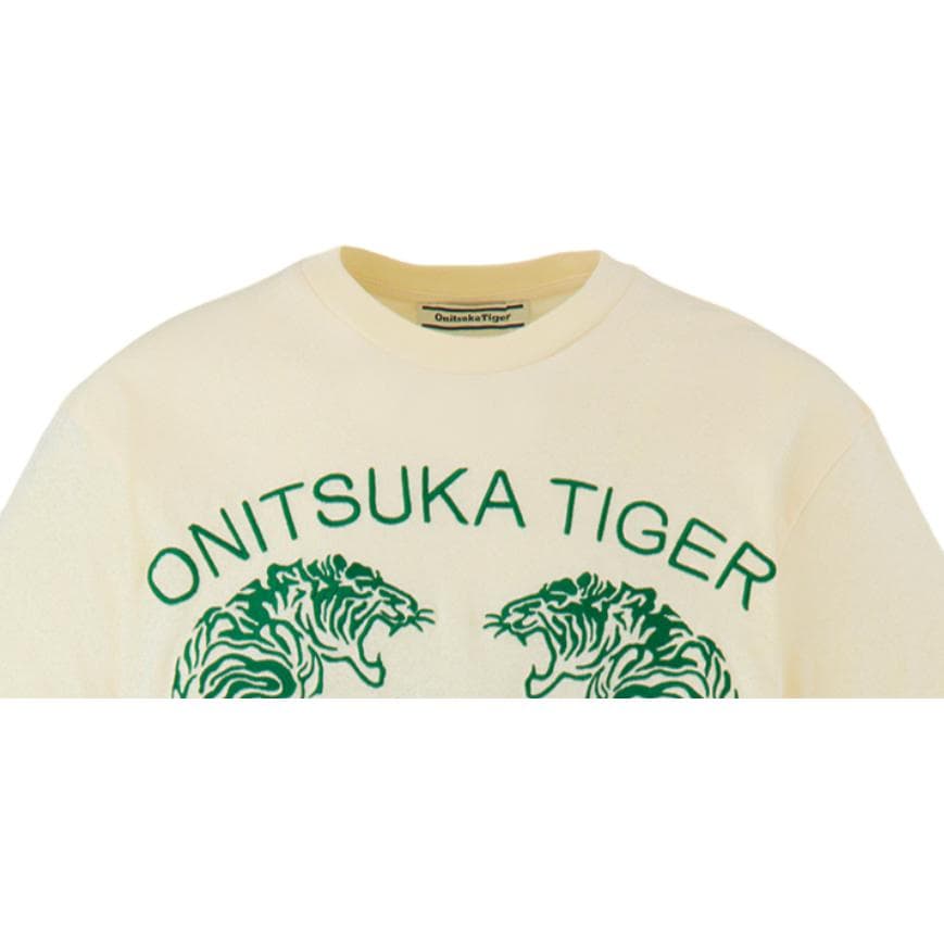 Футболка Onitsuka Tiger T-Shirt Унисекс Экрю - изображение 4