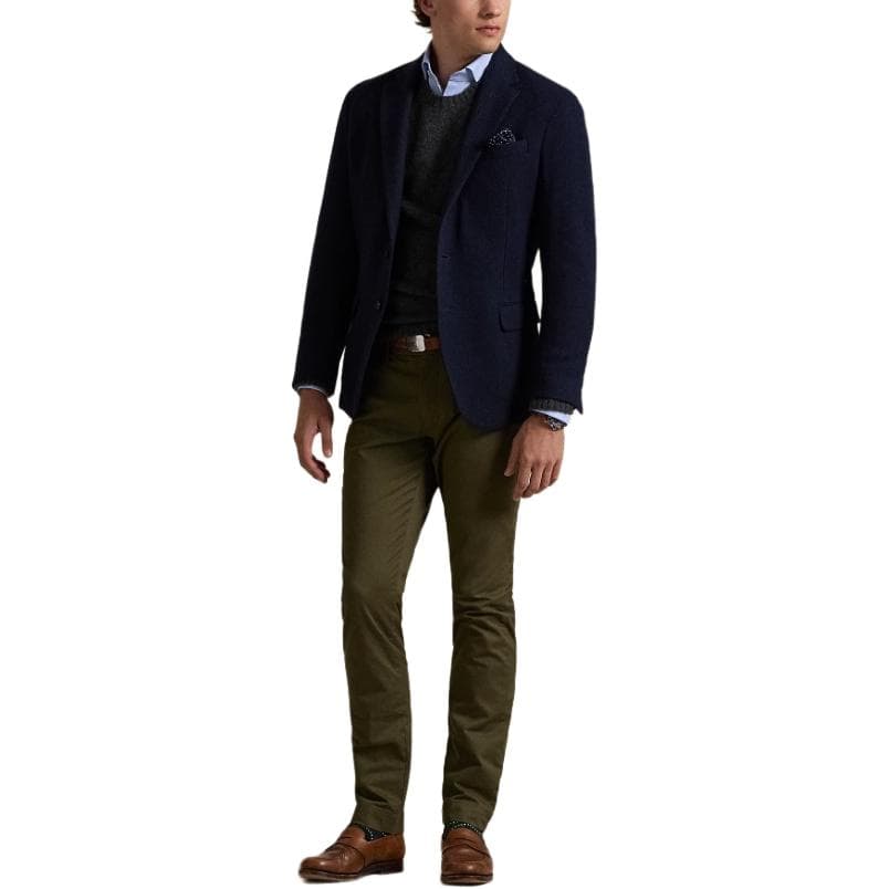 Штаны Polo Ralph Lauren FW24 Повседневные брюки Мужские Оливково-зеленые - изображение 2