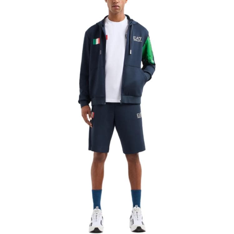 Худи EMPORIO ARMANI EA7 SS24 Logo - изображение 4
