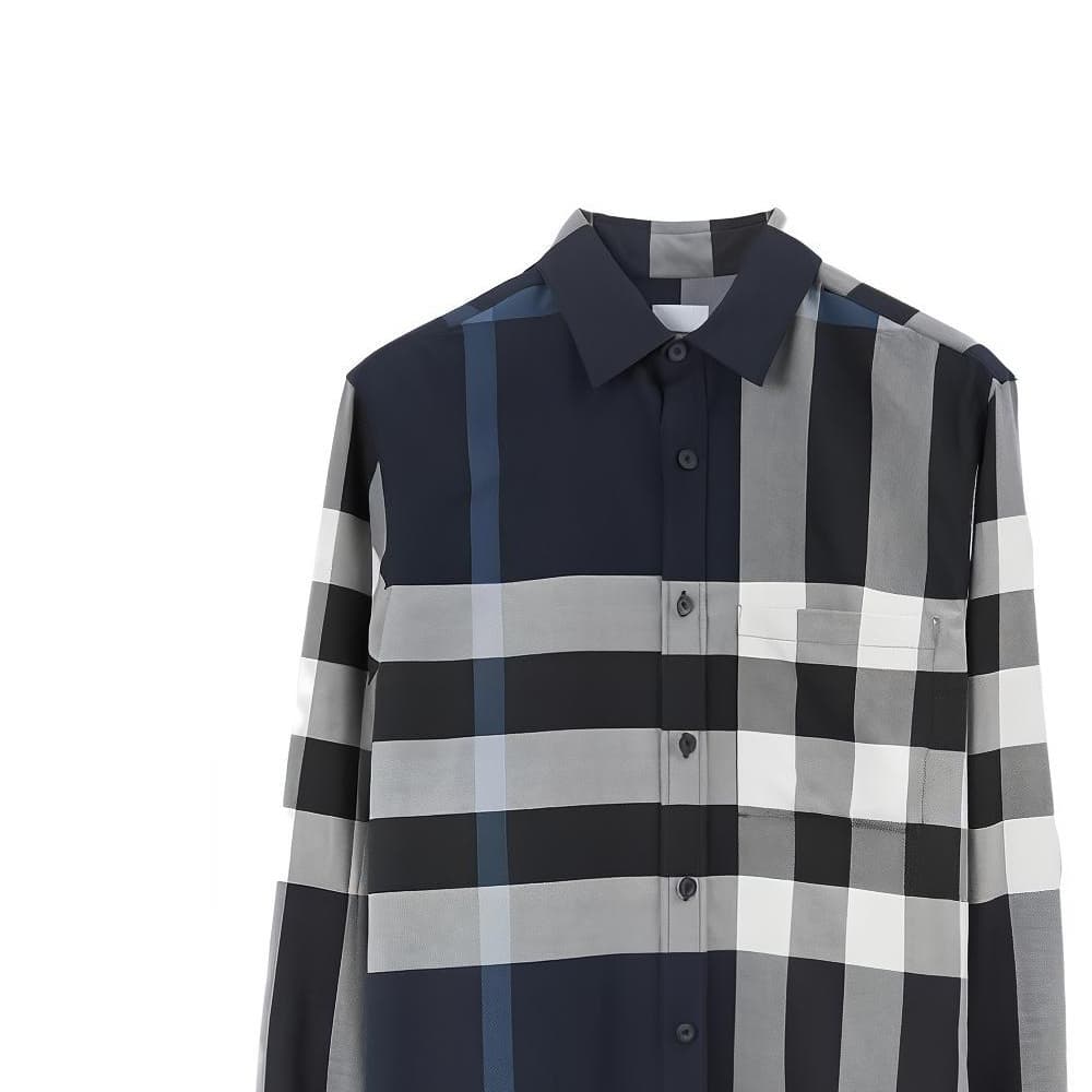 Рубашка Burberry Рубашка Мужская Многоцветная - изображение 8