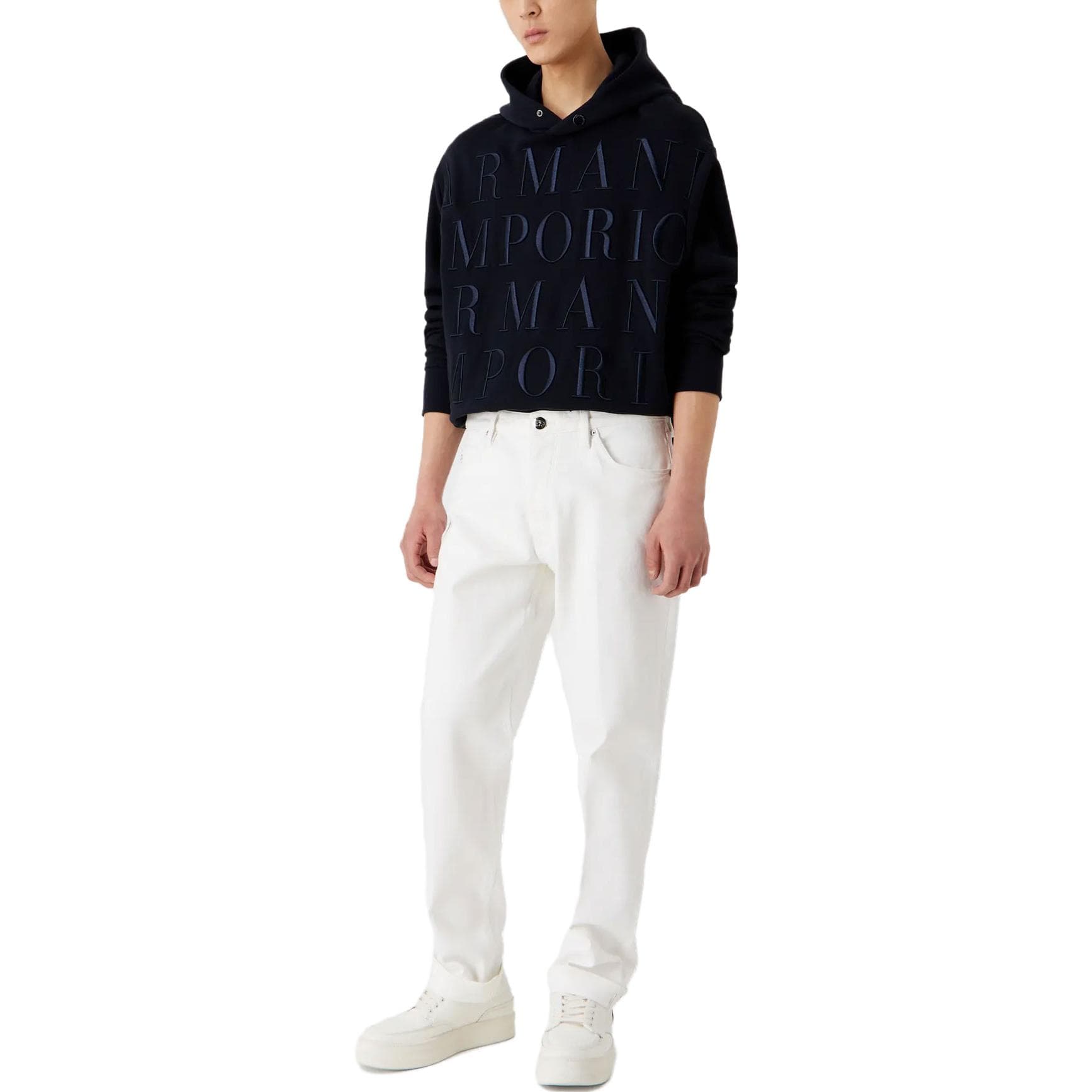 Худи EMPORIO ARMANI FW23 Logo - изображение 2