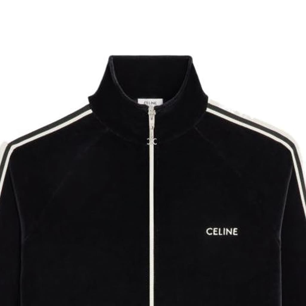 Куртка Celine SS24 Logo High Neck Zip Jacket - изображение 5