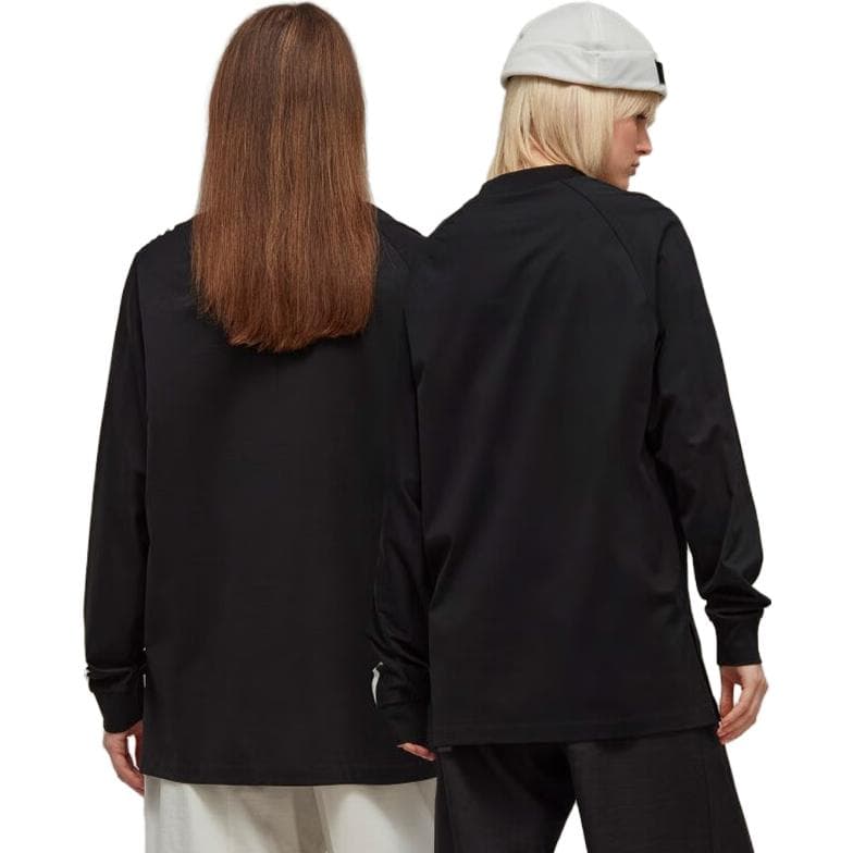 Кофта Y-3 Long Sleeve Logo Tee Black - изображение 3