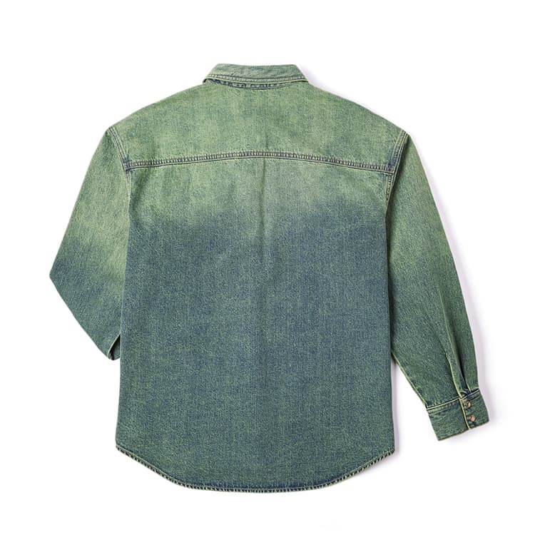 Lee FW24 Джинсовая рубашка женская средний синий - изображение 2