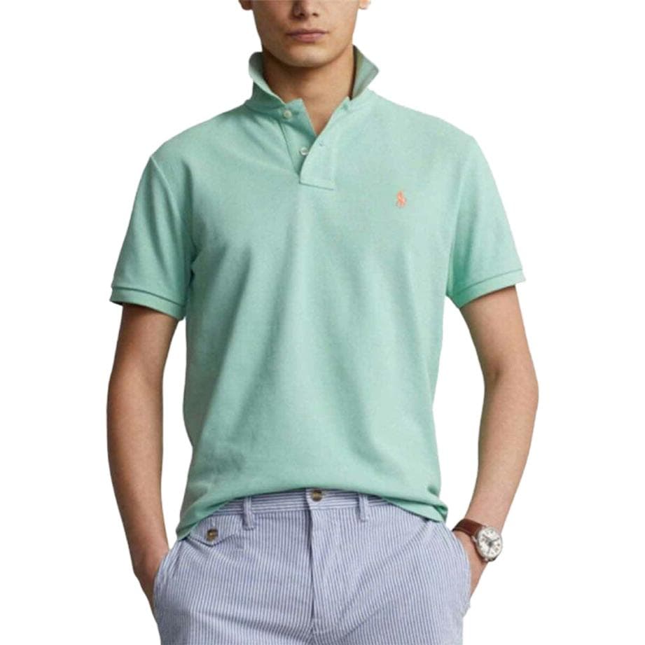 Поло Polo Ralph Lauren Поло Мужской Морской зеленый - изображение 2