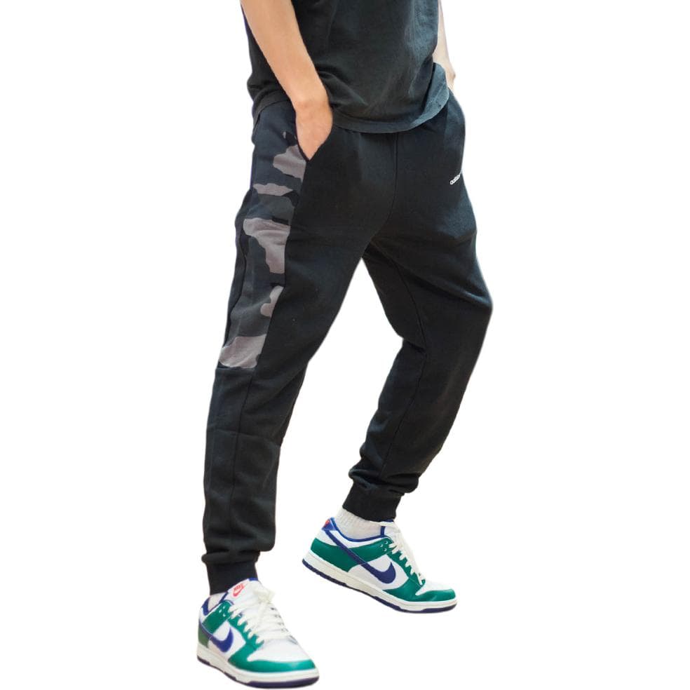 Штаны Adidas Neo Черные Мужские Вязаные Спортивные Штаны - изображение 5