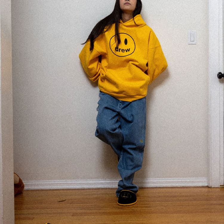 Худи Drew House Mascot Hoodie Golden Yellow - изображение 3