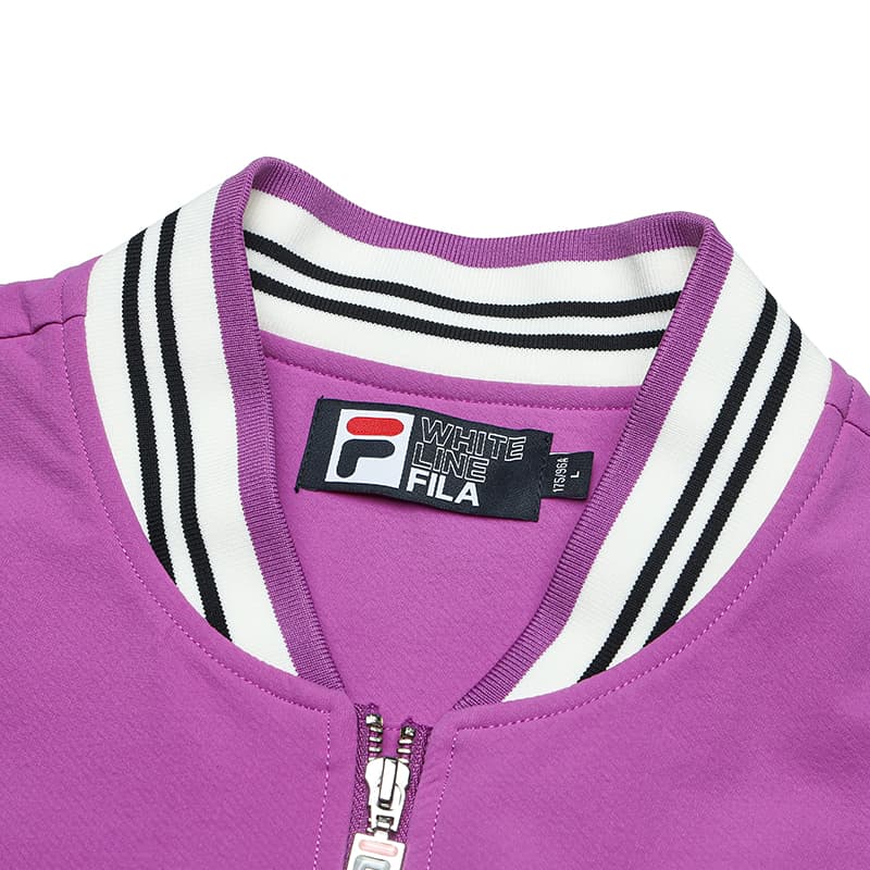Куртка FILA Ретро Куртки Унисекс JINGHE Фиолетовый - изображение 3