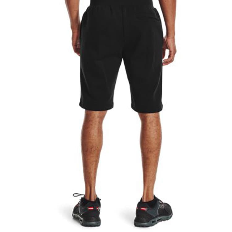 Тренировочные штаны Under Armour Fleece Drawstring Shorts Black - изображение 5