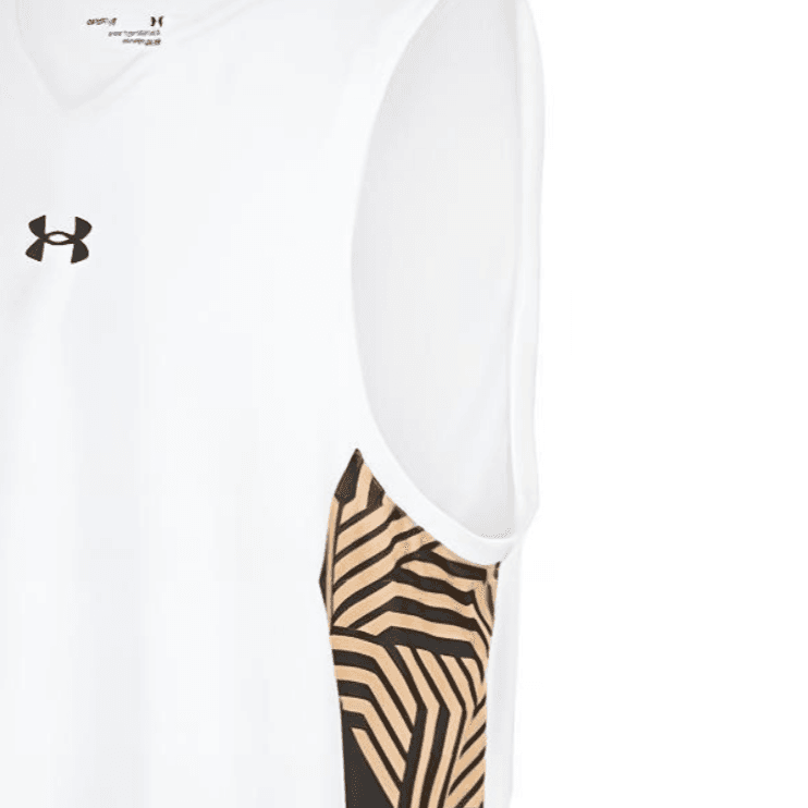Баскетбольная майка Under Armour Баскетбол Джерси Мужской Белый - изображение 2
