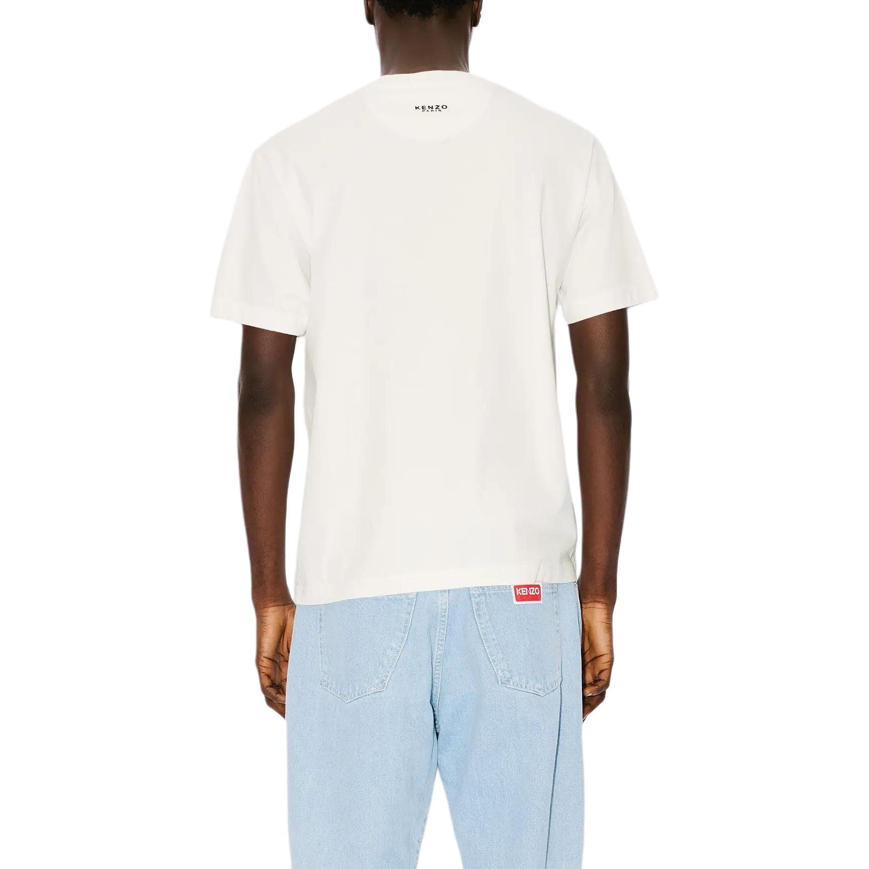 Футболка KENZO SS24 T Рубашка Мужская Серо-Белая - изображение 3