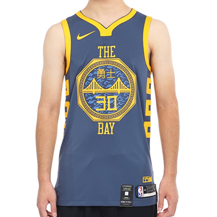 Баскетбольная майка Nike NBA AU 18-19 Stephen Curry 30 - изображение 3