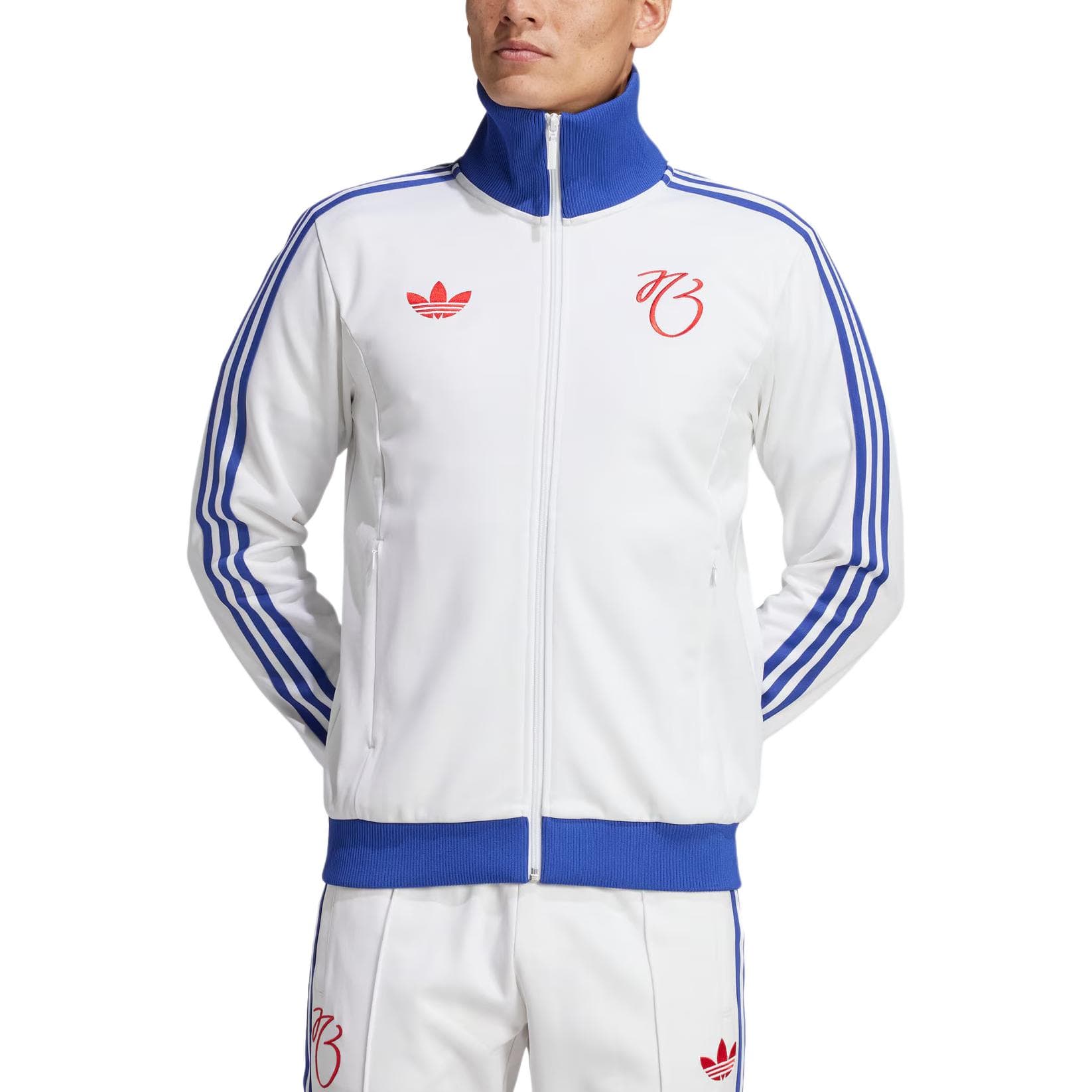 Куртка Adidas Originals Jude Bellingham TRACK TOP Куртка Мужская Белая - изображение 2