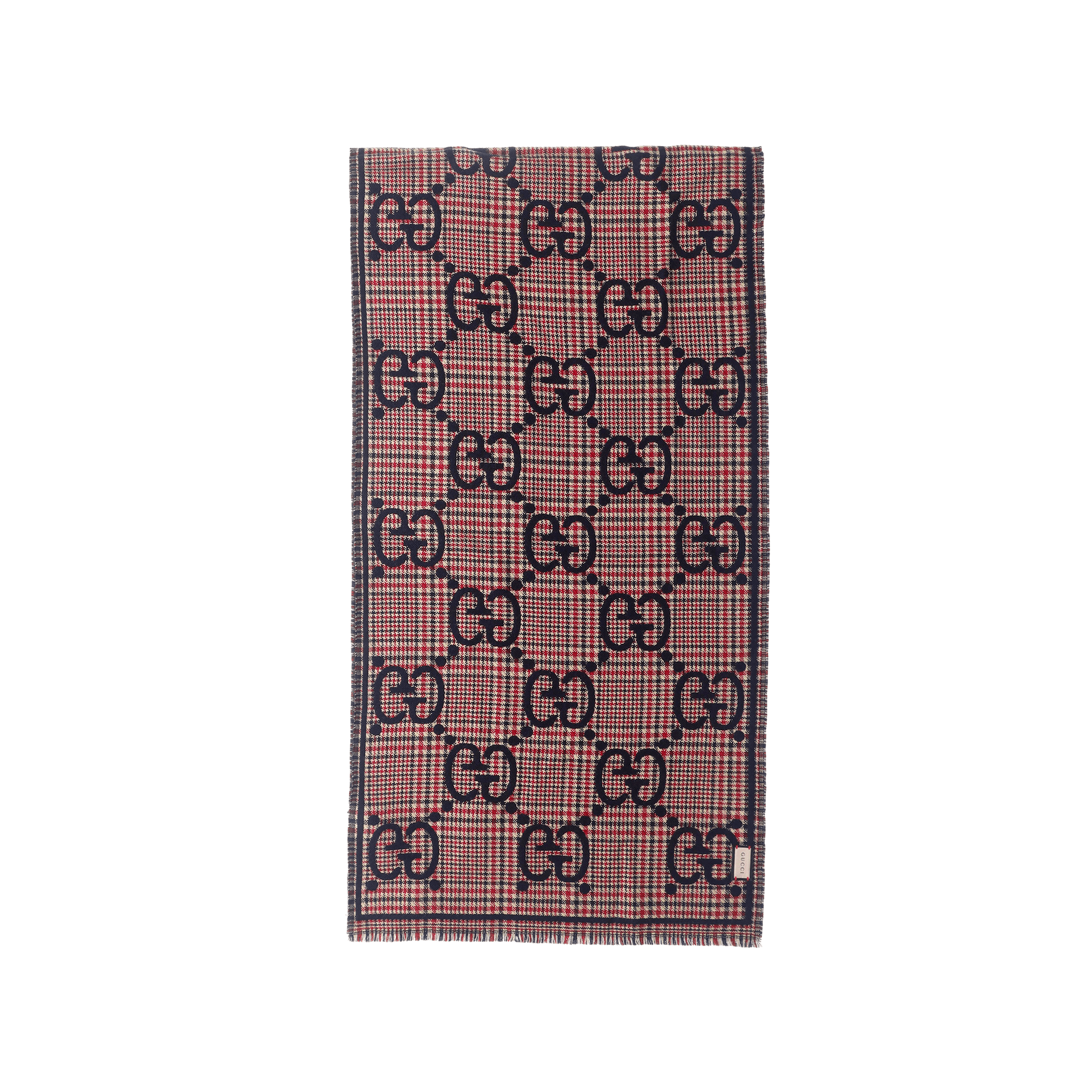 Шарф Gucci GG Scarf Blue/Red - изображение 2