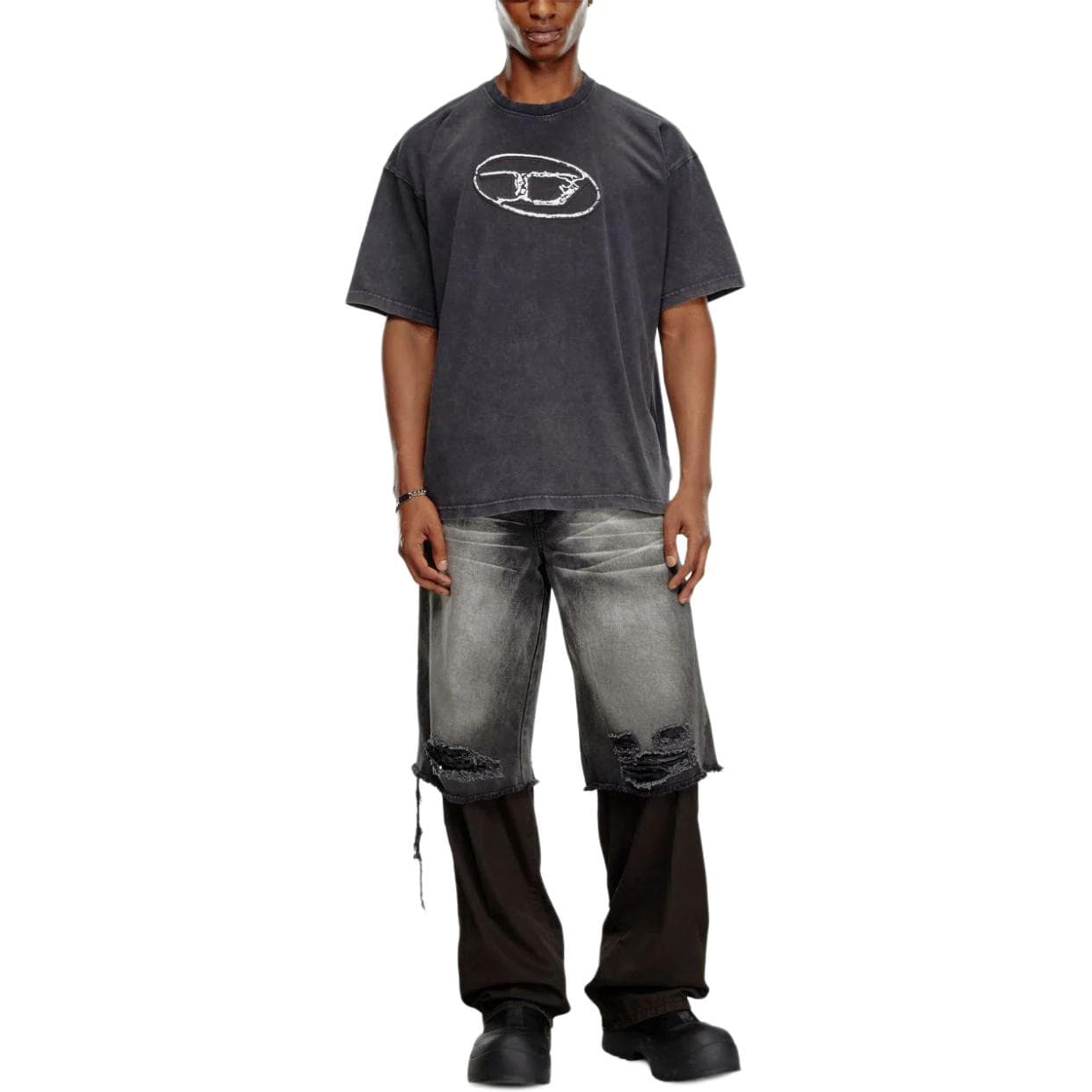 Футболка DIESEL SS24 OVAL-D LogoT - изображение 2