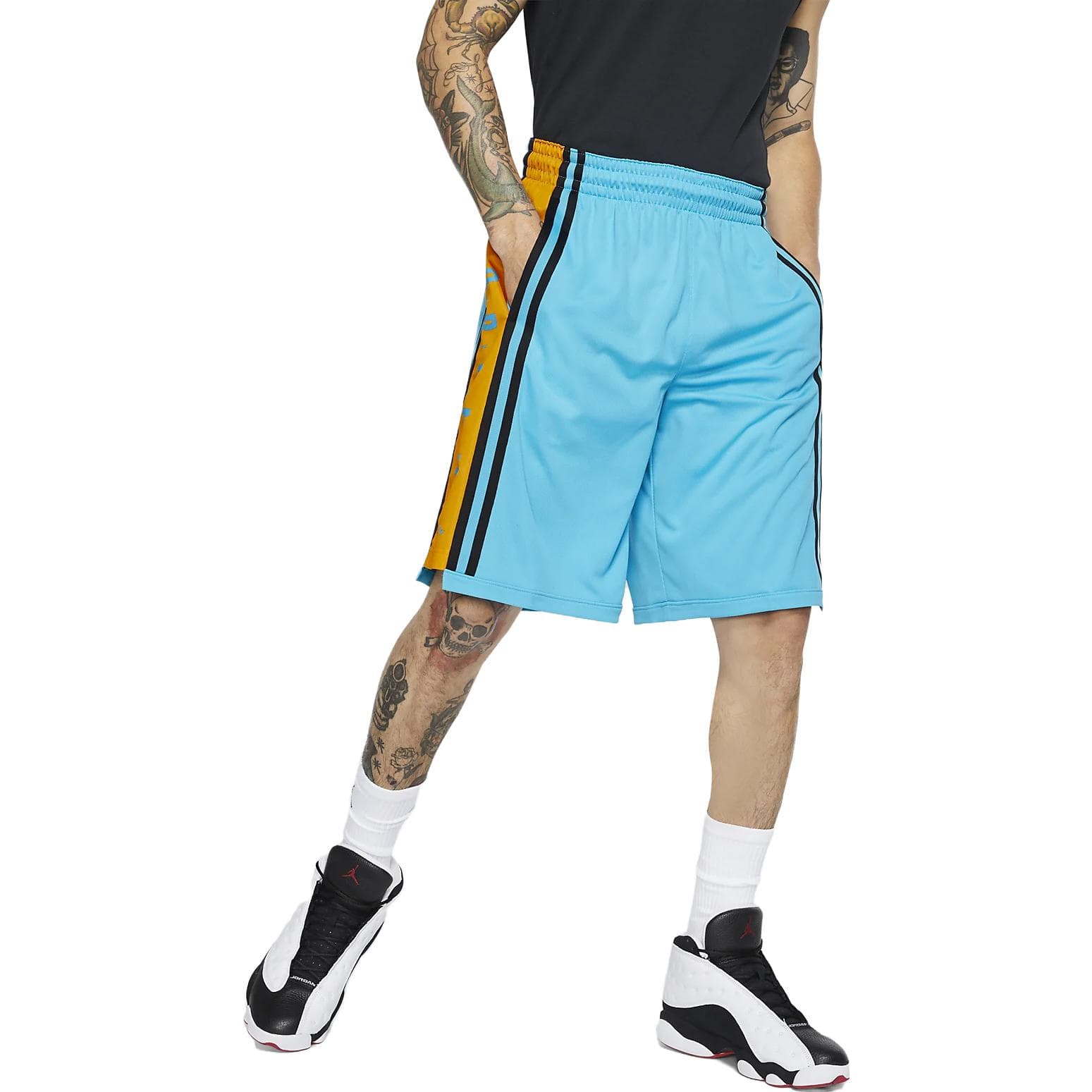Баскетбольные шорты Jordan HBR Basketball Shorts Blue - изображение 4
