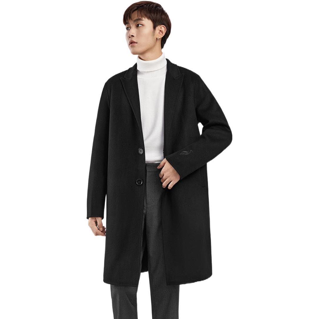 Пальто PEACEBIRD MEN Embroidered Double-Sided Long Coat - изображение 4