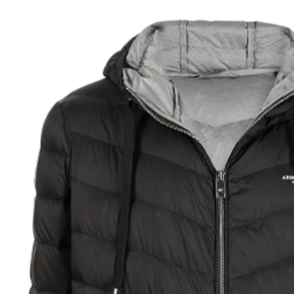 Зимняя куртка Armani Exchange Puffer Jacket Black - изображение 2
