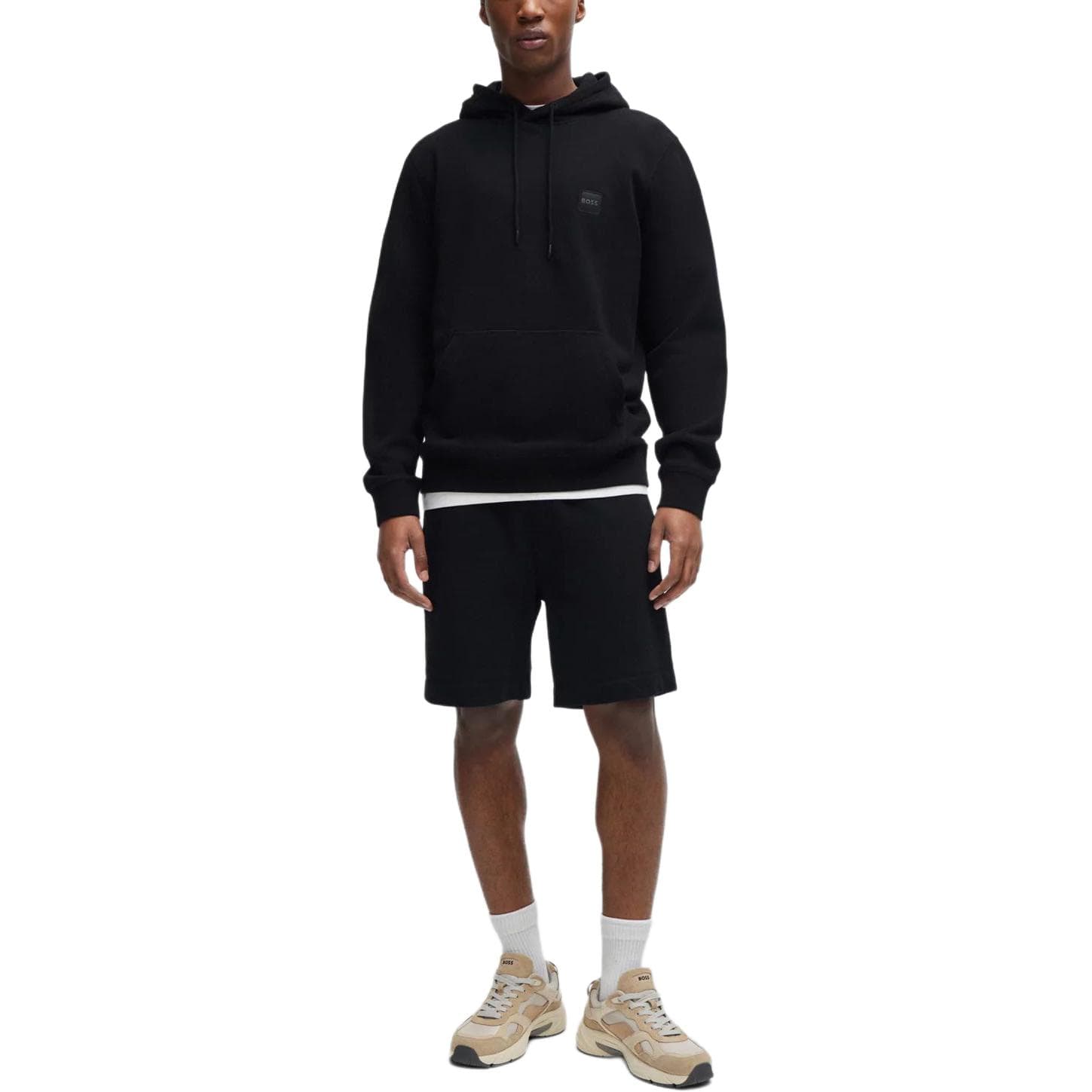 Худи HUGO BOSS Cotton-Terry Hoodie With Logo Patch Logo - изображение 2