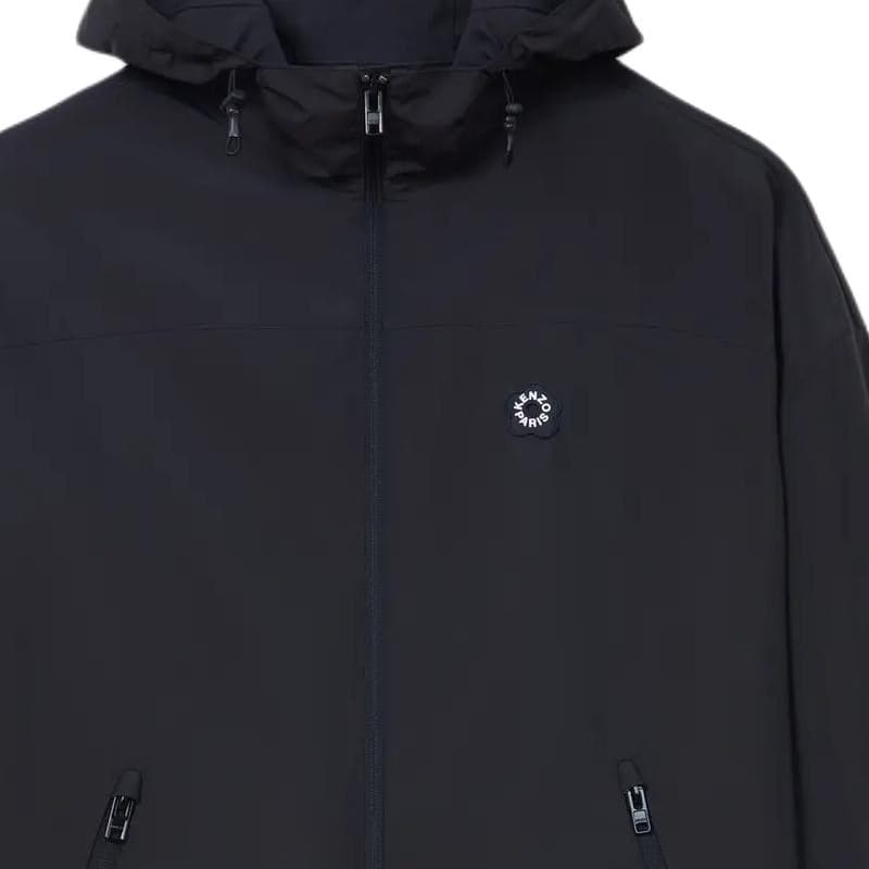 Куртка KENZO SS24 Logo Zip Hoodie Black - изображение 6