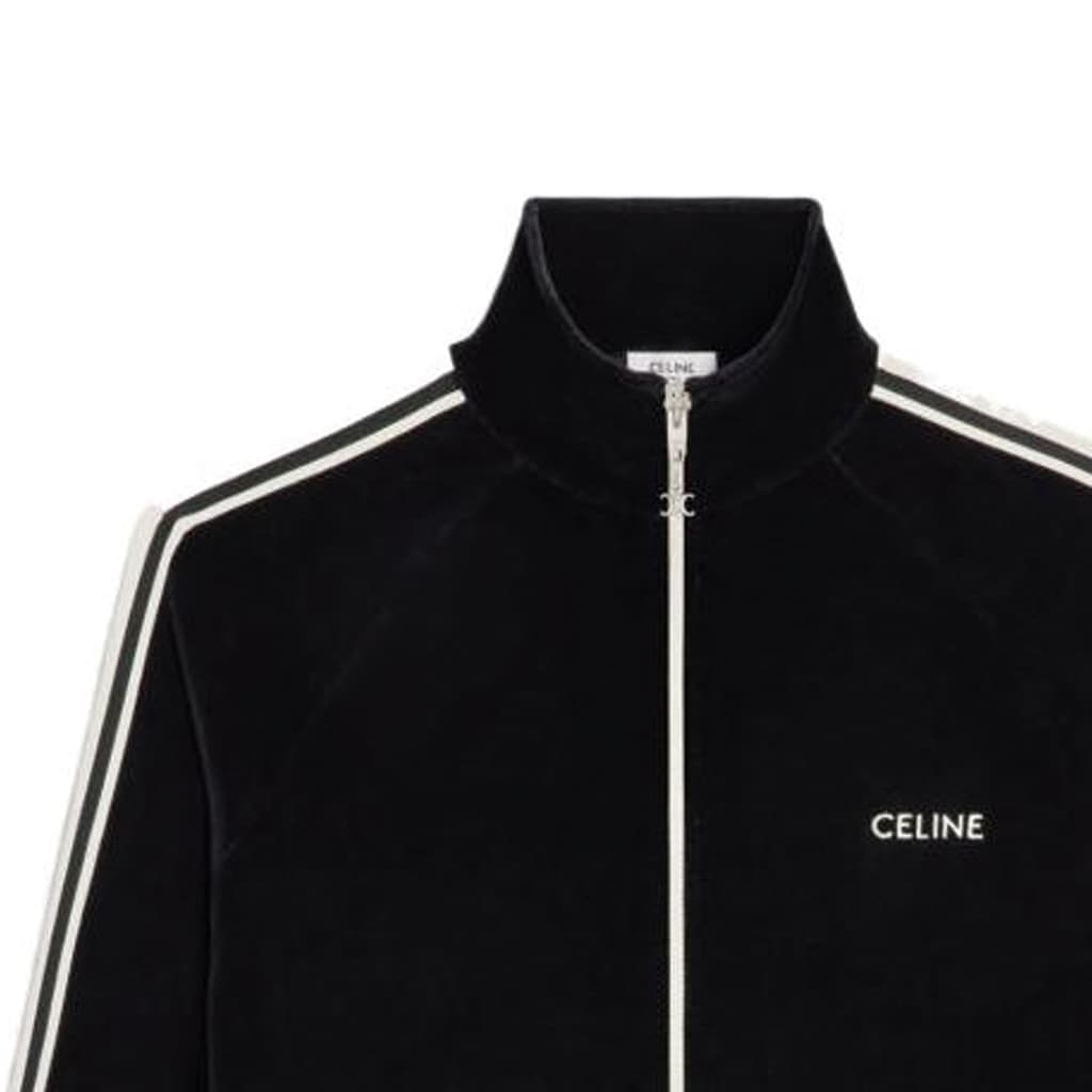 Куртка Celine SS24 Logo High Neck Zip Jacket - изображение 6