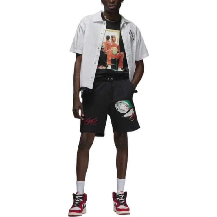 Тренировочные штаны Jordan Shorts Black - изображение 3