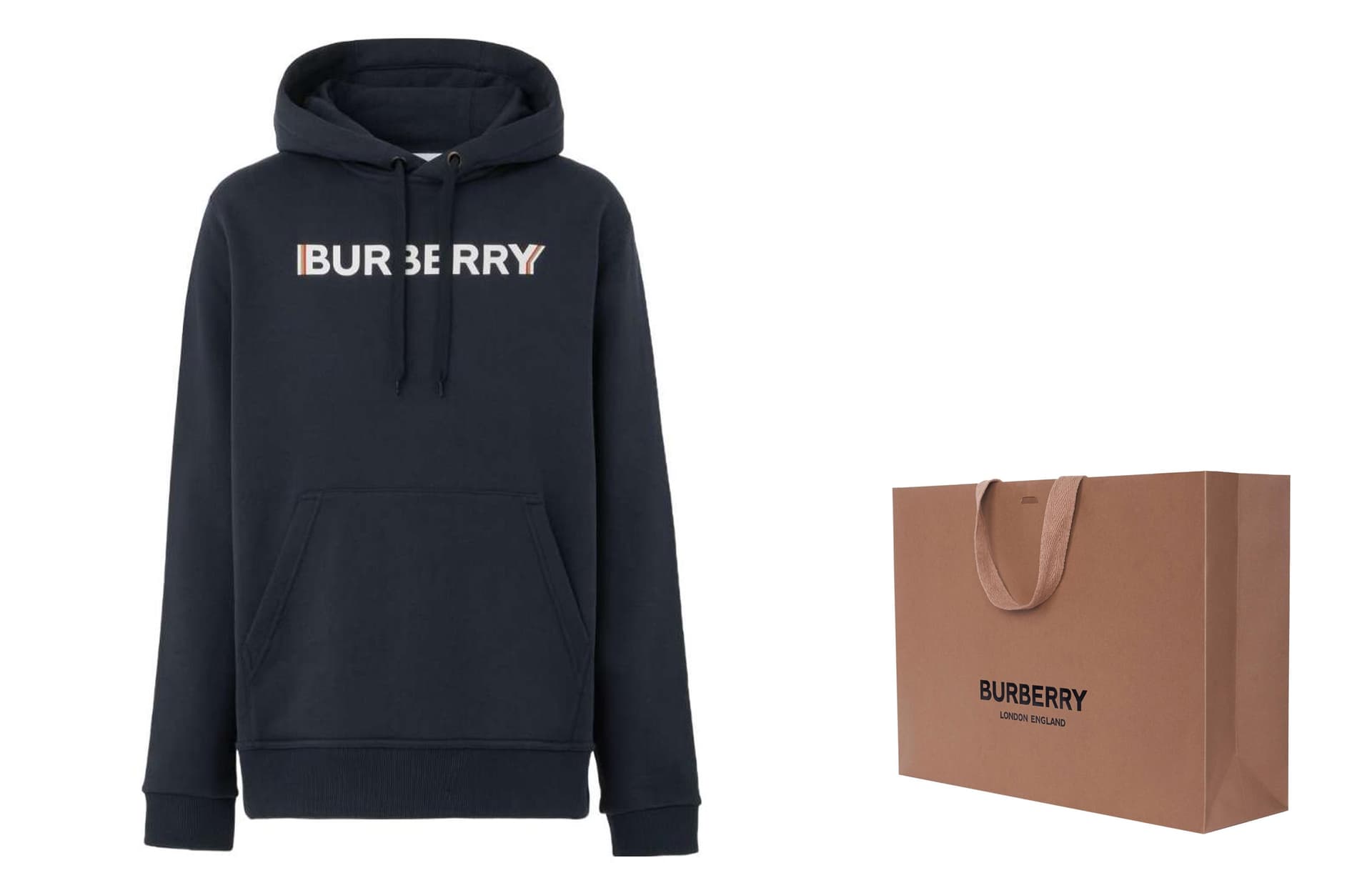 Худи Burberry Hoodie Navy - изображение 2
