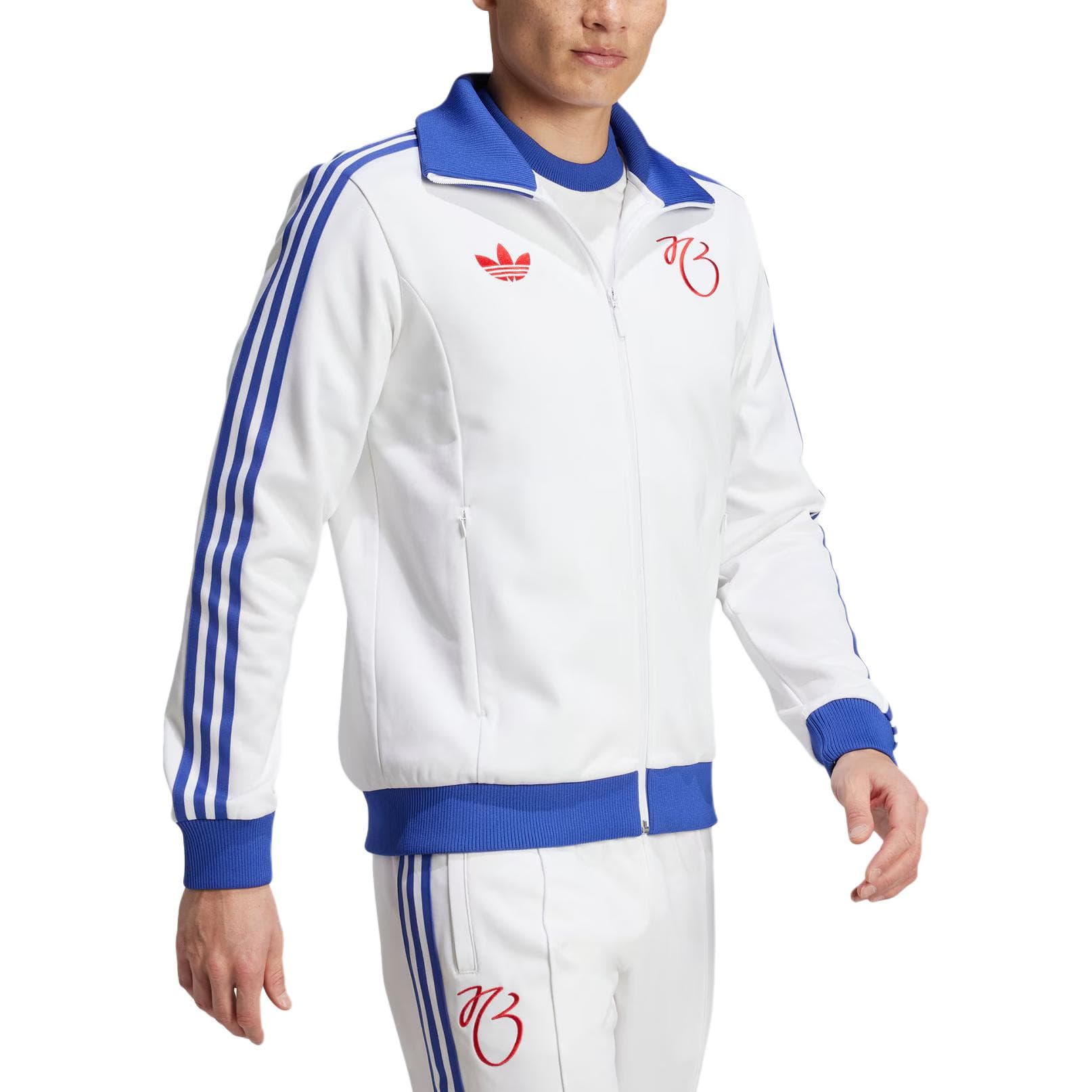 Куртка Adidas Originals Jude Bellingham TRACK TOP Куртка Мужская Белая - изображение 4