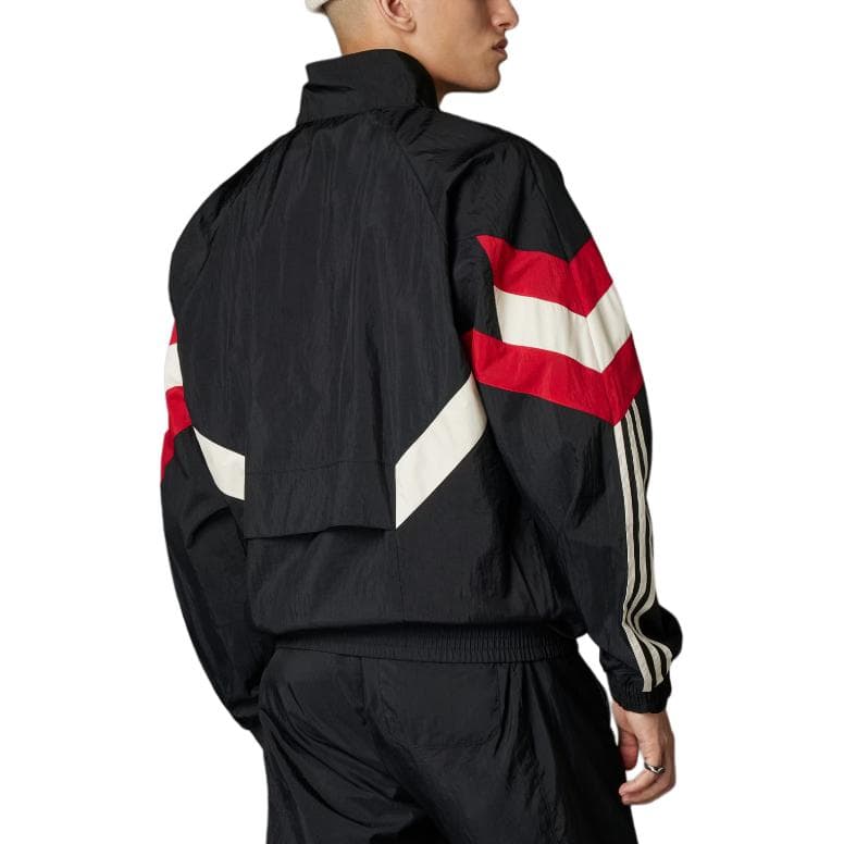 Куртка Adidas Originals Manchester TRACK TOP Куртки Пальто Мужской Черный - изображение 4