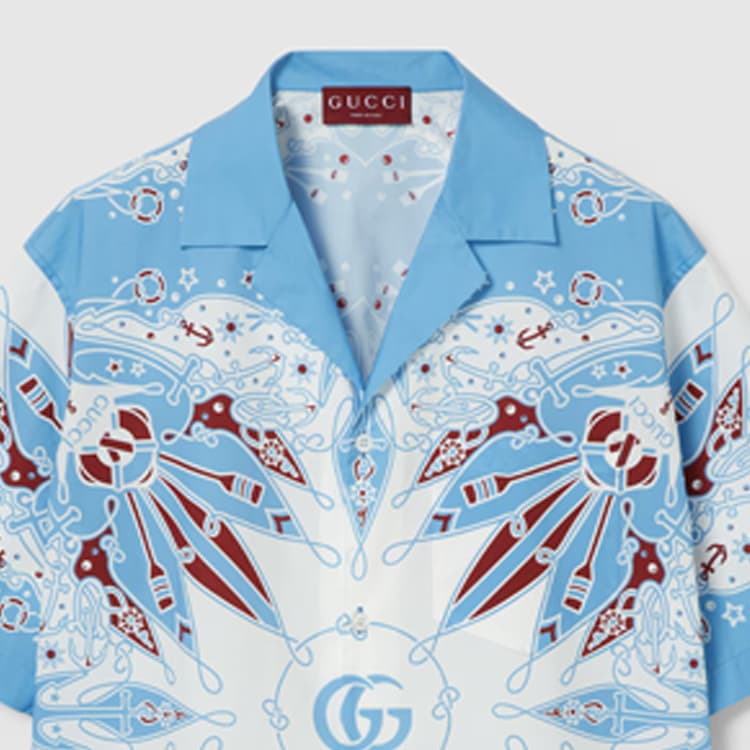 Рубашка GUCCI Logo - изображение 4