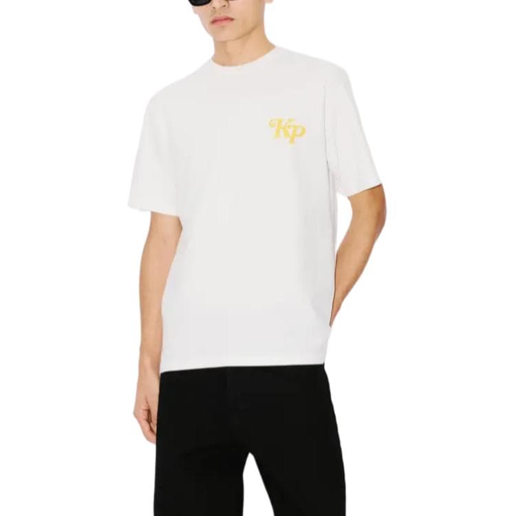 Футболка KENZO Желтые Мужские T-рубашки - изображение 3