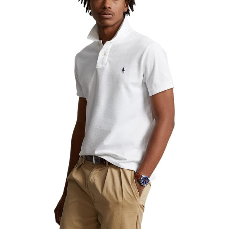 Поло Polo Ralph Lauren Custom Slim Fit Mesh Polo Shirt PoloPolo - изображение 4