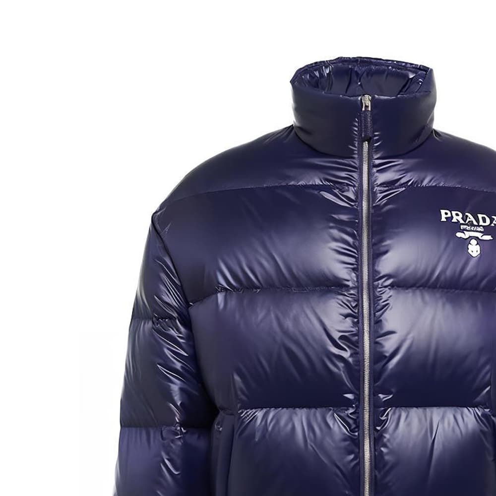Куртка Prada Quilted Jacket Blue - изображение 7