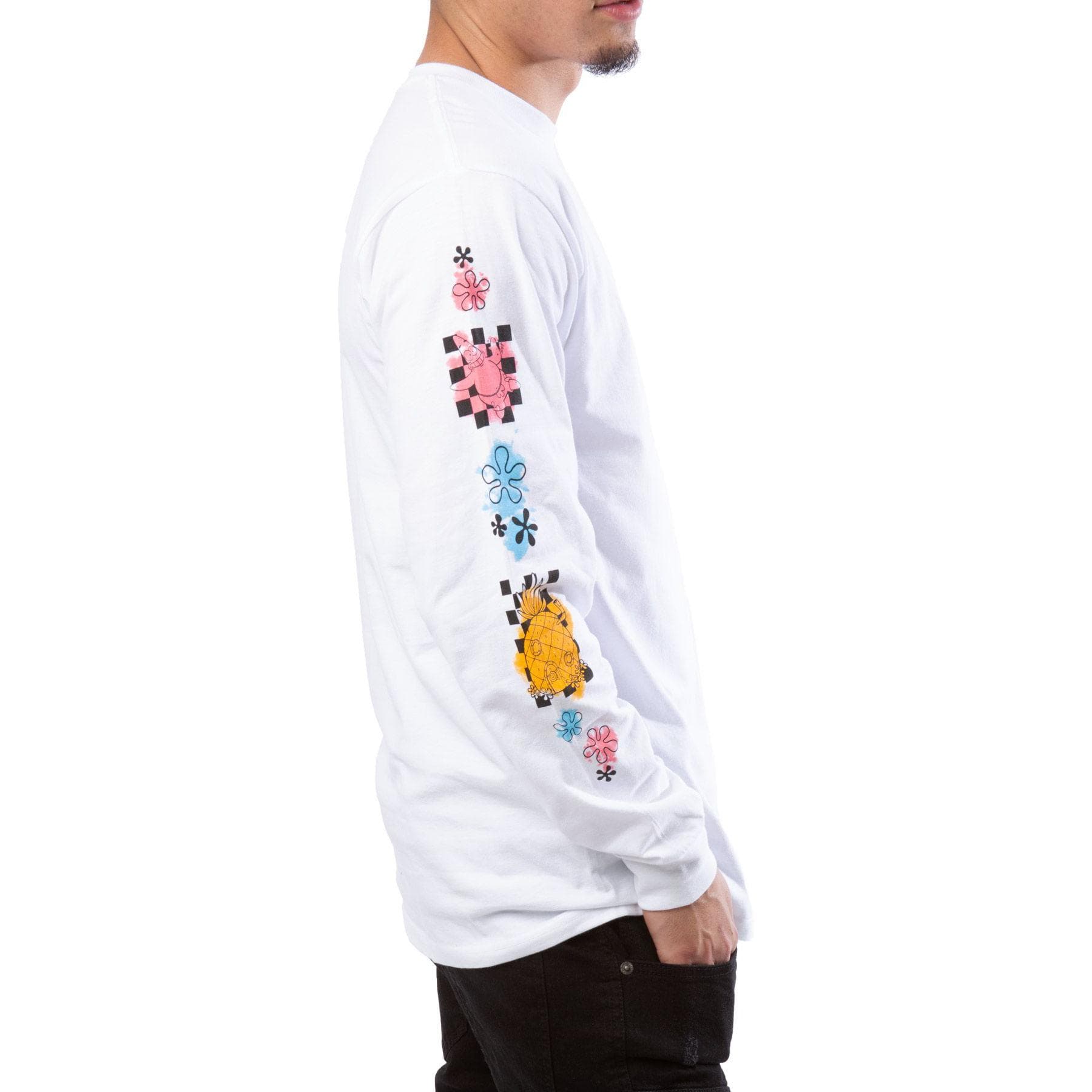 Футболка Vans SpongeBob T-Shirt Мужская Белая - изображение 6