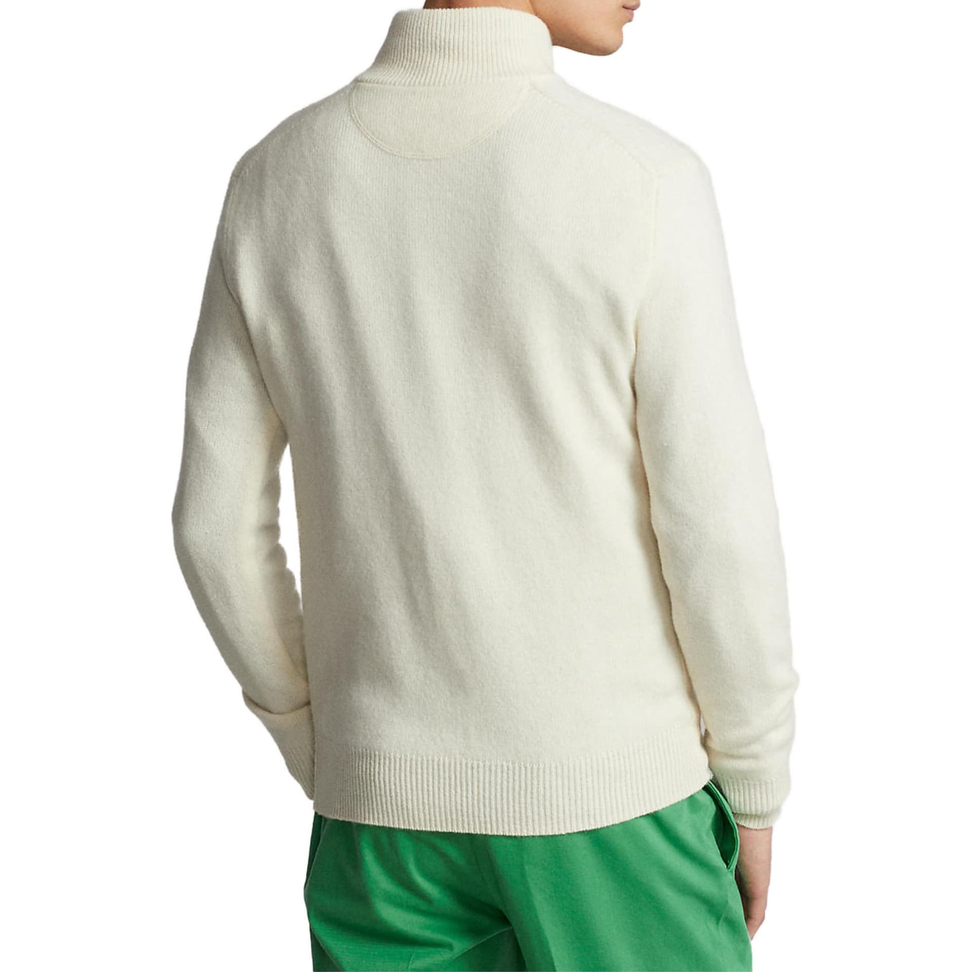 Кофта Polo Ralph Lauren Half-Zip Sweater White - изображение 3