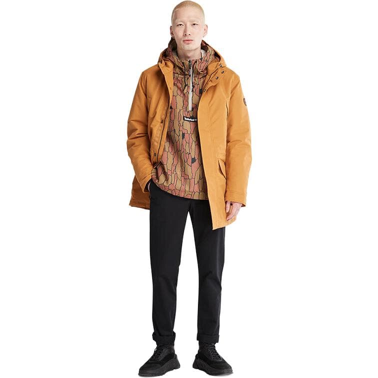 Зимняя куртка пуховик Timberland Hooded Puffer Jacket Wheat - изображение 4