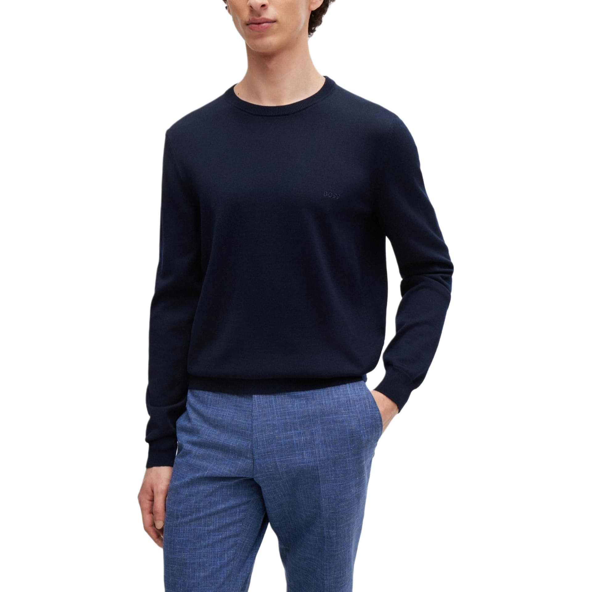 Кофта Hugo Boss Морской Синий Мужские Свитера - изображение 3