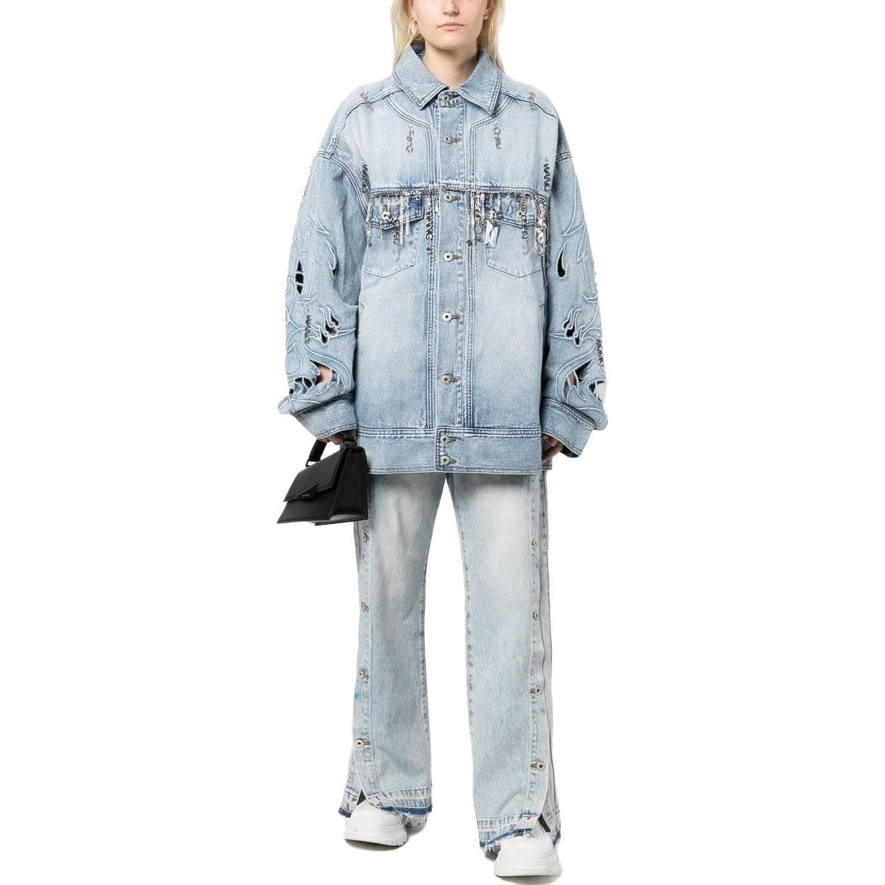 Джинсовая куртка Feng Chen Wang SS23 - изображение 3