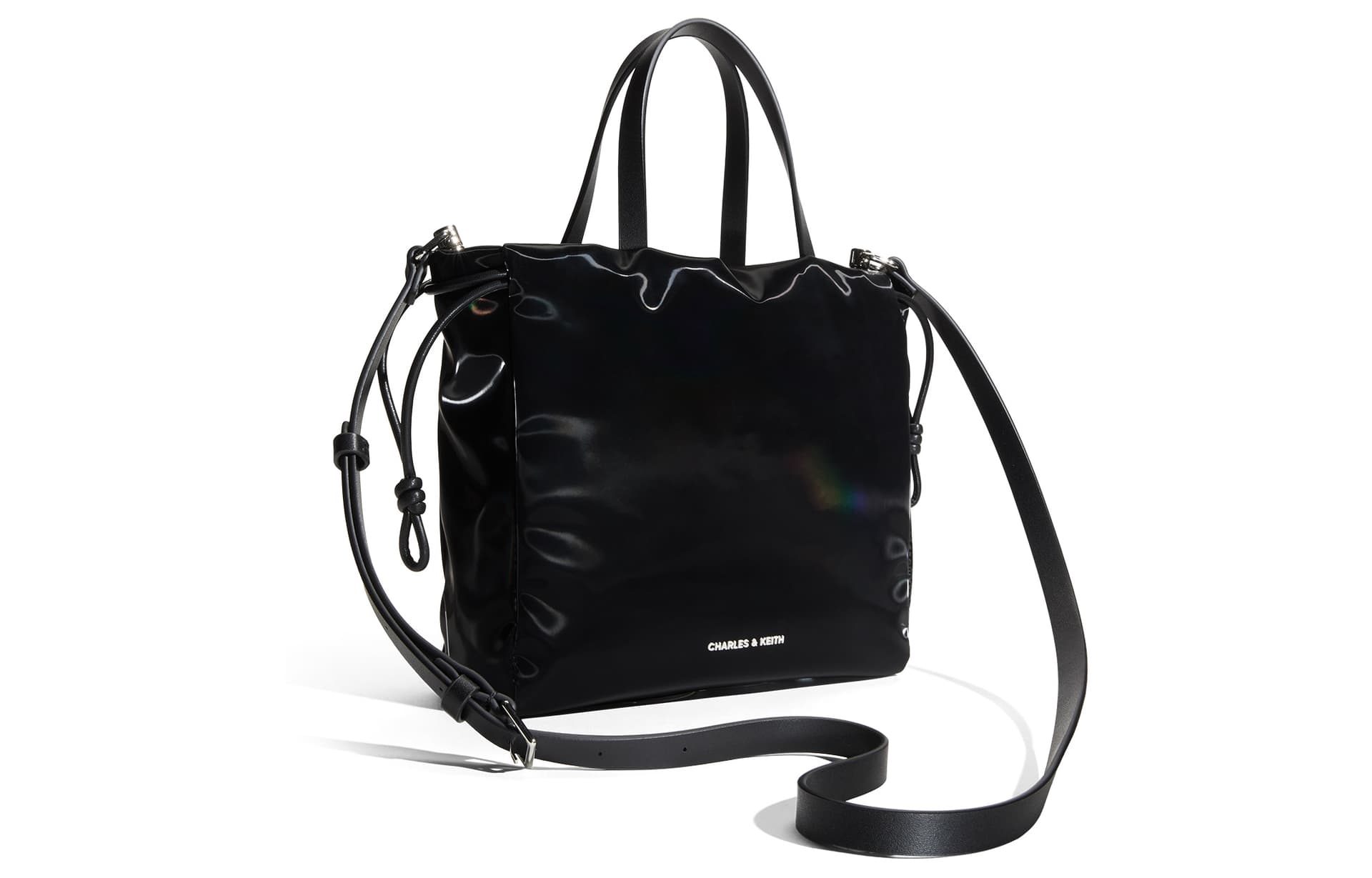 Сумка Charles & Keith Jet Black Tote - изображение 3