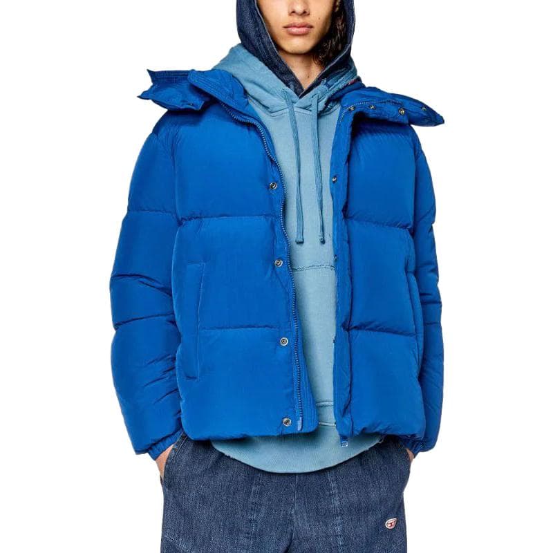 Зимняя куртка Diesel FW23 Blue Down Jacket - изображение 4