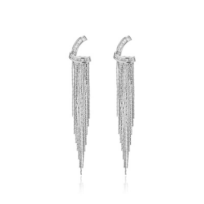 Серьги Серьги QLADY из серебра 925 пробы женские - изображение 2