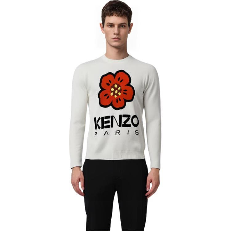 Кофта KENZO Белые Мужские Свитера - изображение 3