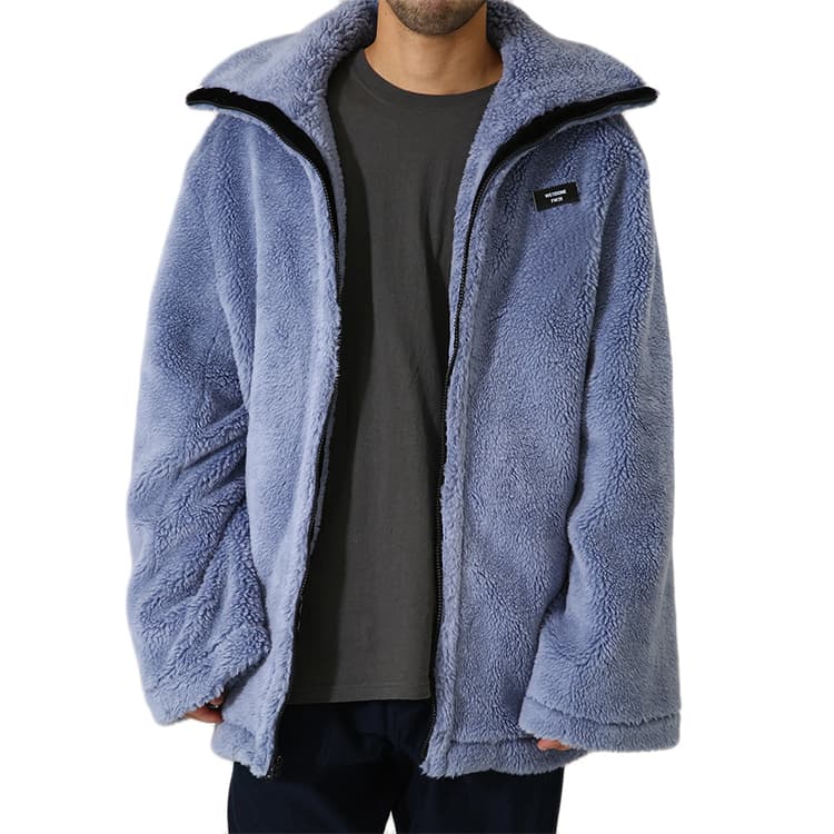 Куртка WE11DONE Blue Faux Fur Jacket - изображение 5