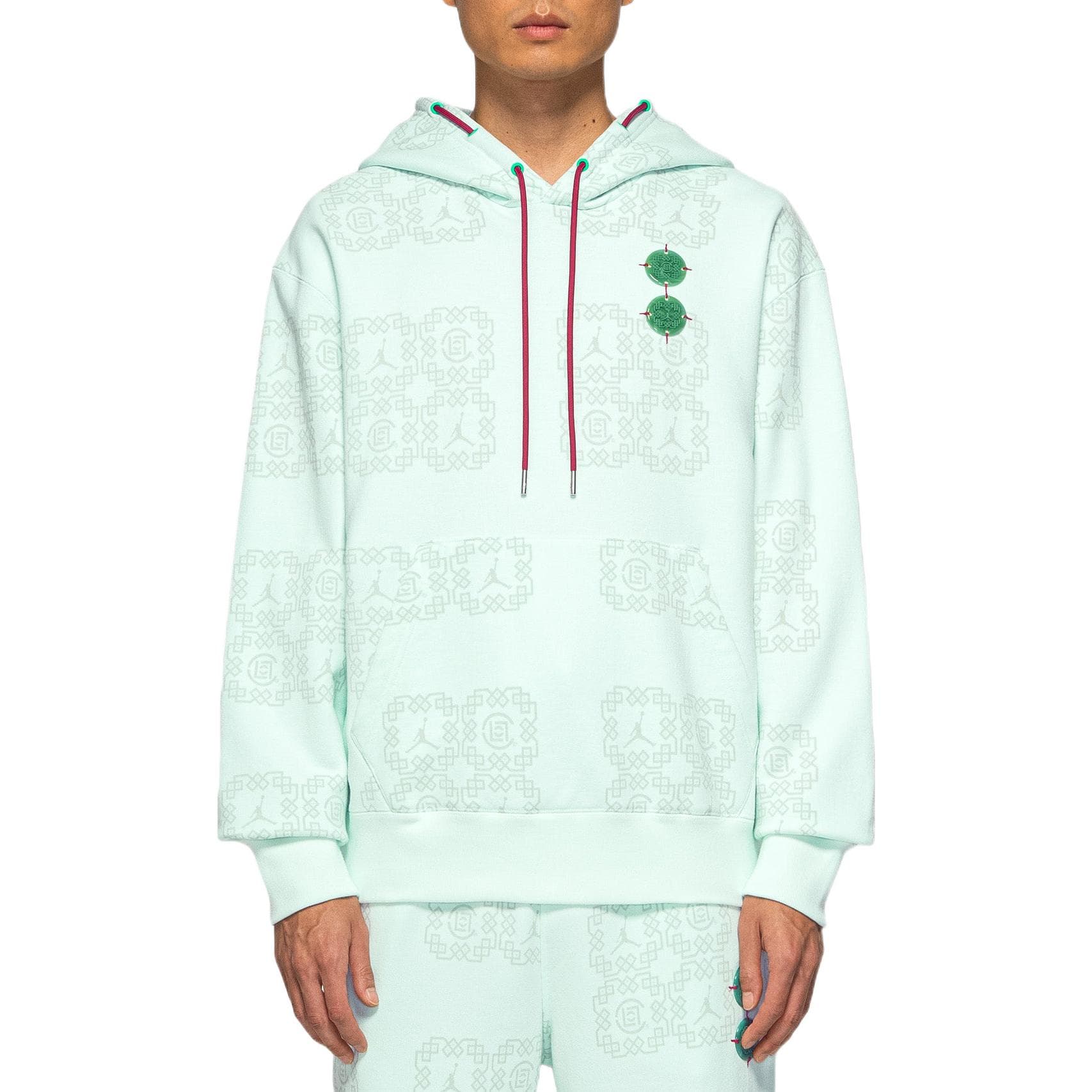Худи Jordan CLOT Hoodie Jade Green - изображение 3