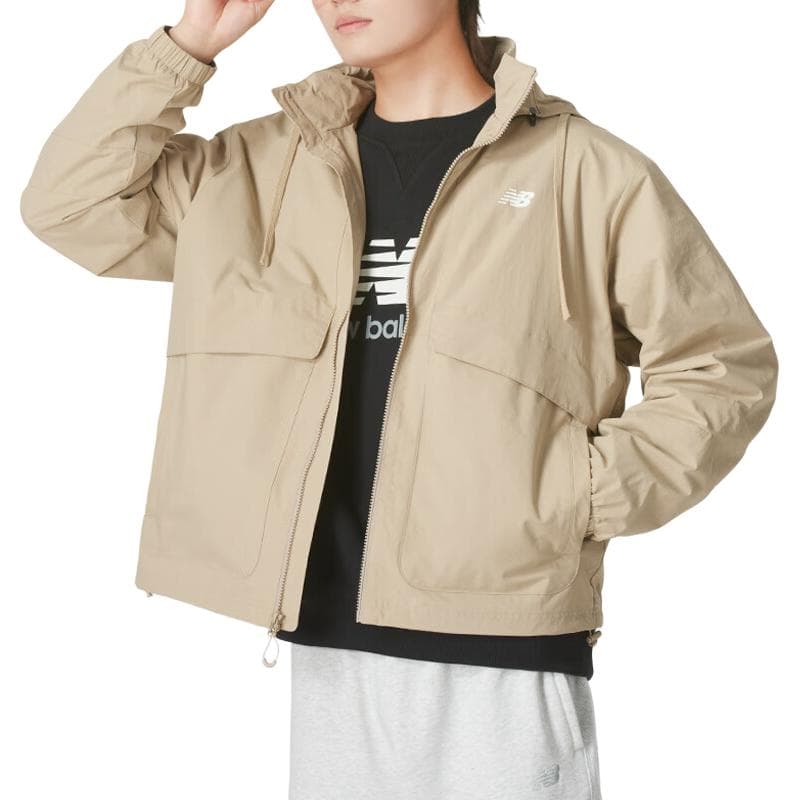 Куртка New Balance Куртки и Пальто Унисекс Хаки - изображение 4