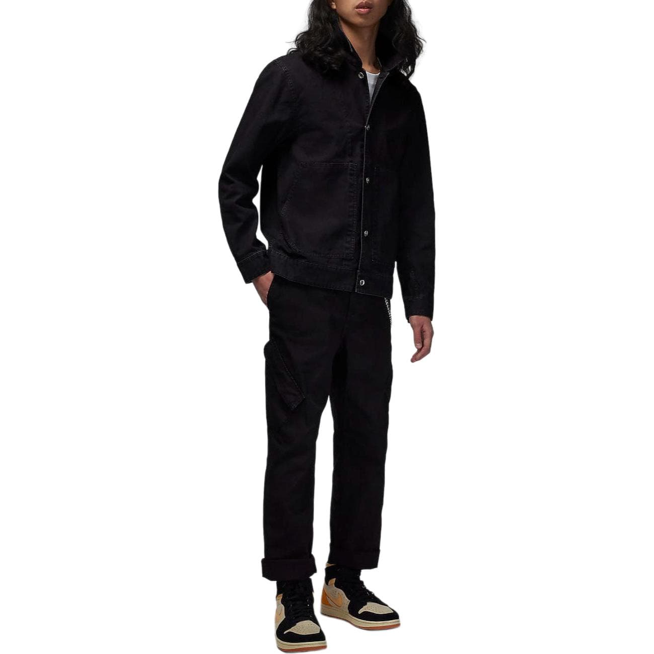 Куртка Jordan Essentials Black Jacket - изображение 3